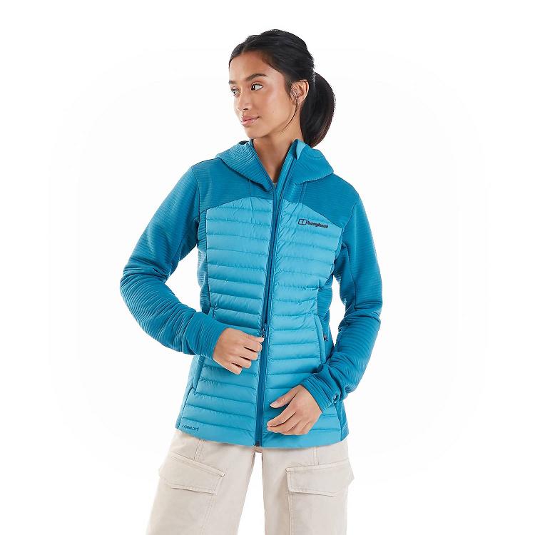 Dámska Paperova Bunda Berghaus Nula Hybrid Modre Slovensko 8293TLRHB
